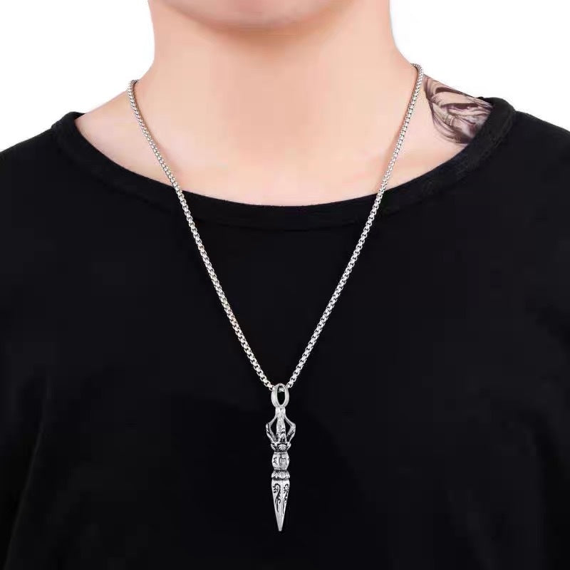 Noctforn Demon-Subduing Mace Necklace for Men