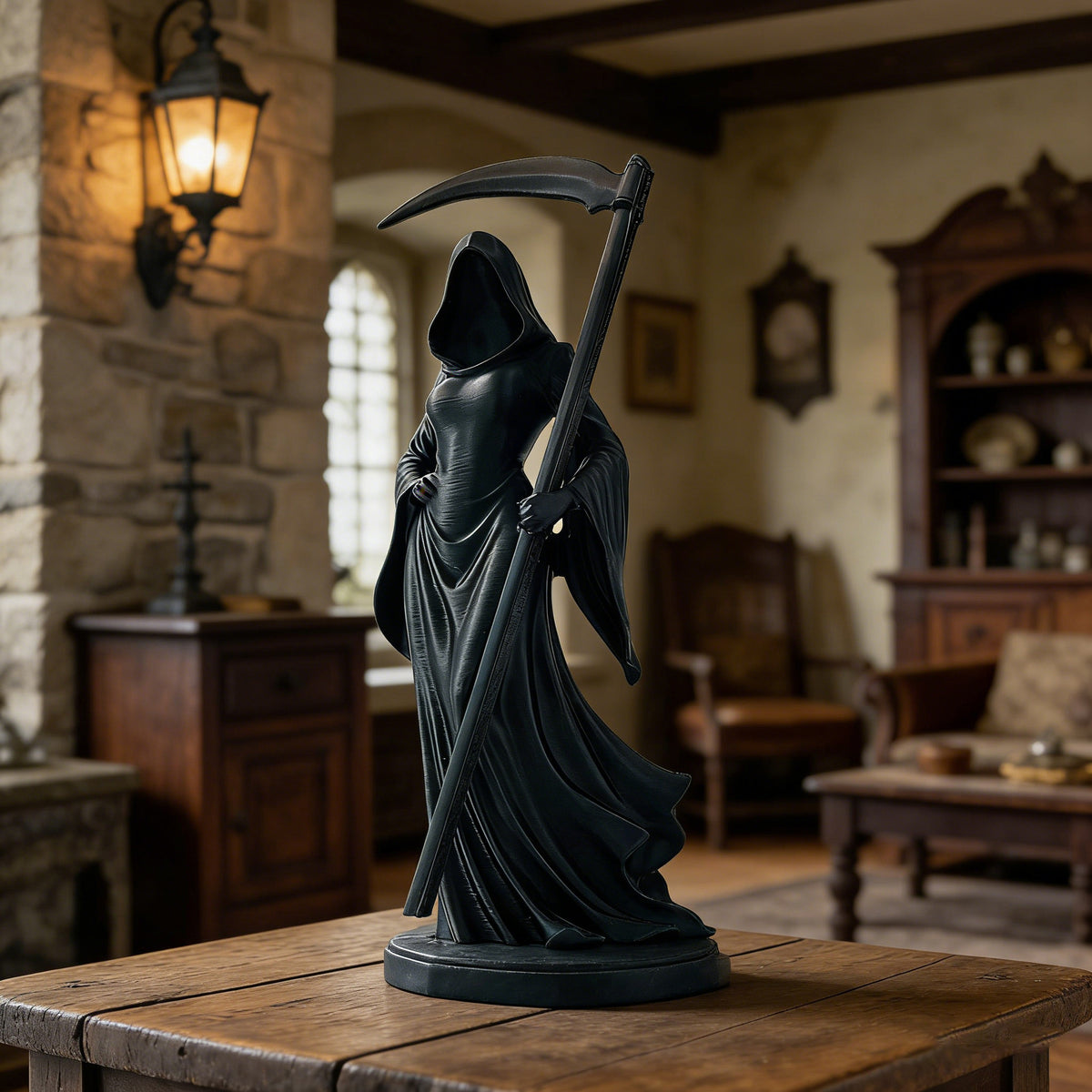 Noctforn Grim Reaper Scythe Desktop Ornament