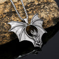 Retro Bat Pendant Titanium Steel Necklace
