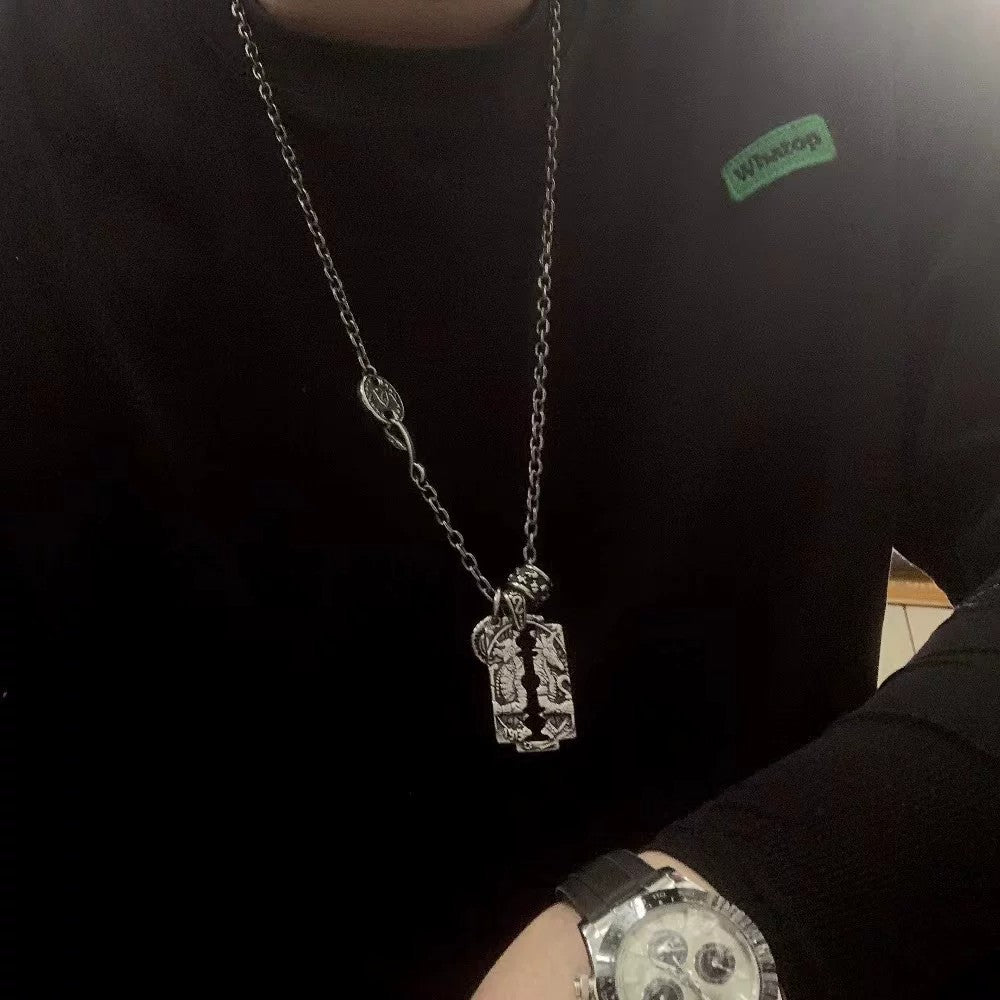 Noctforn Anubis Blade Pendant Necklace
