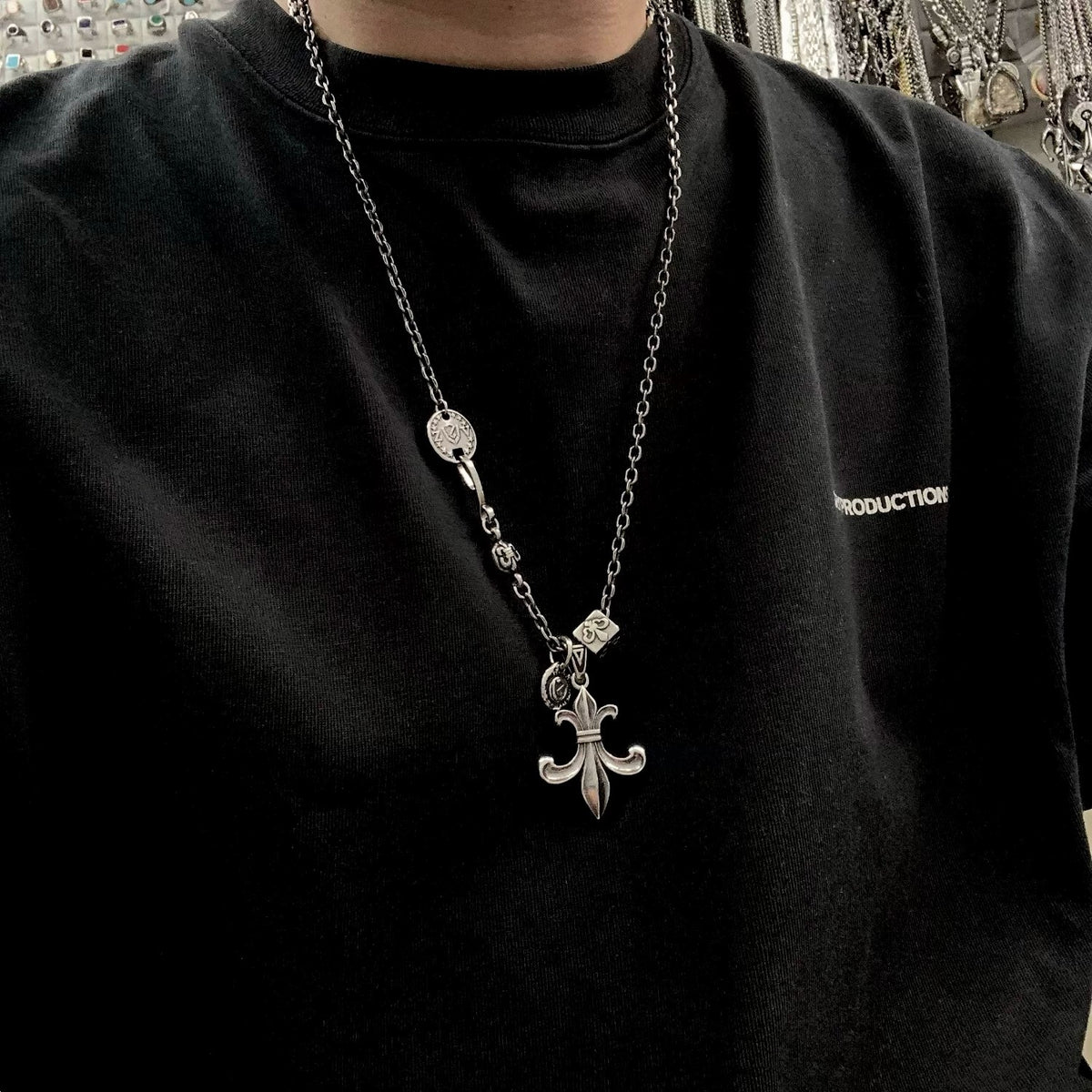 Noctforn Sea King Trident Men's Necklace Sweater Chain