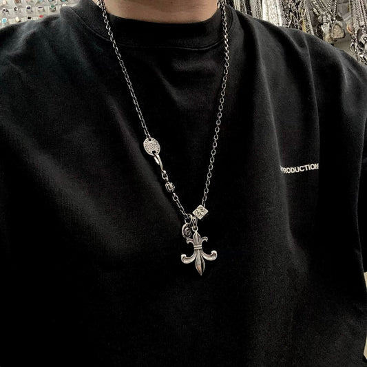 Noctforn Sea King Trident Men's Necklace Sweater Chain