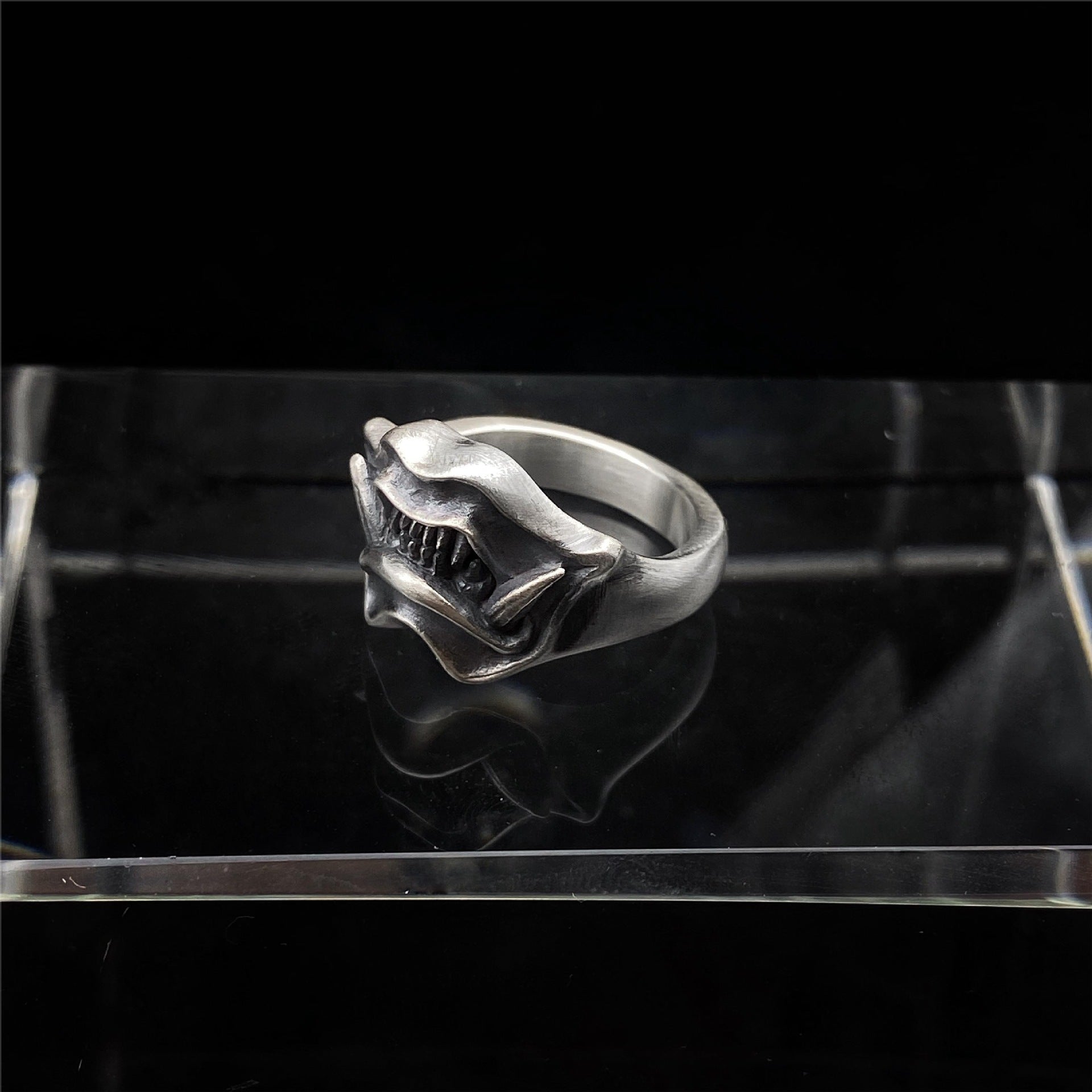 Black Fury Ring Hip Hop Fashion Open Ring Men's Style
