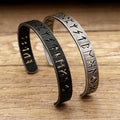 Stainless steel bracelet with retro distressed hollow text characters titanium steel men's bracelet
