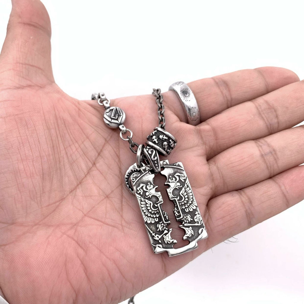 Noctforn Anubis Blade Pendant Necklace