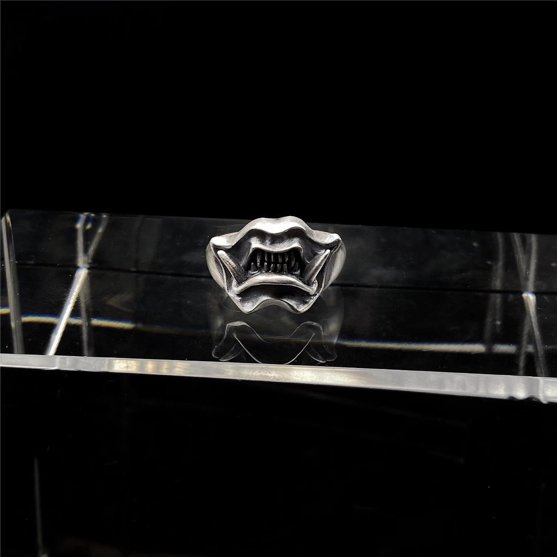 Black Fury Ring Hip Hop Fashion Open Ring Men's Style