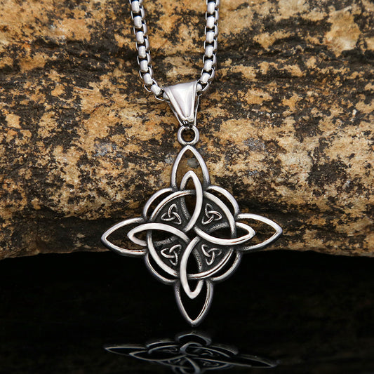 Noctforn  Viking Celtic Knot Pendant Necklace