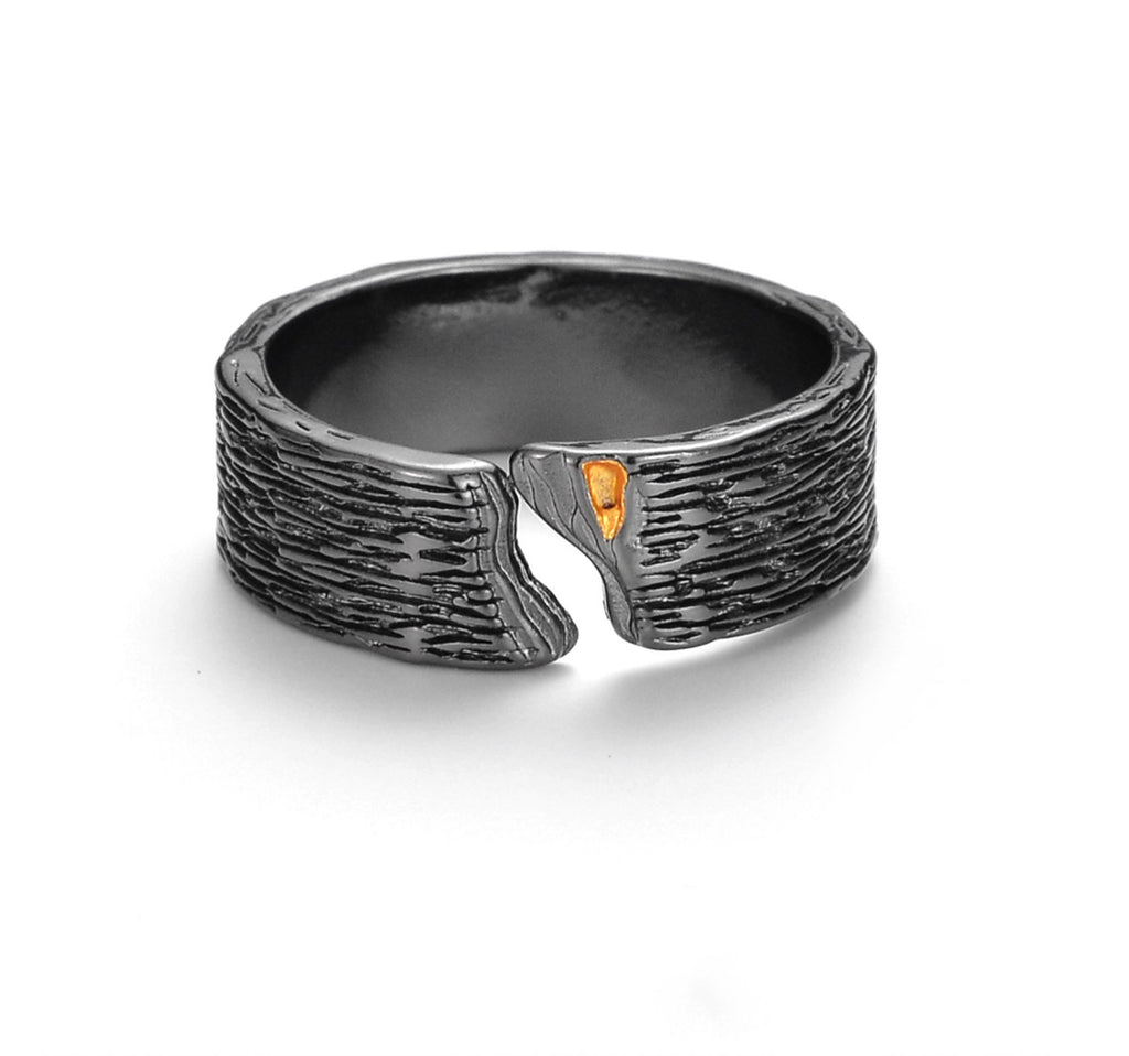 Carving Open Ring Dark Cloud Sky Ring