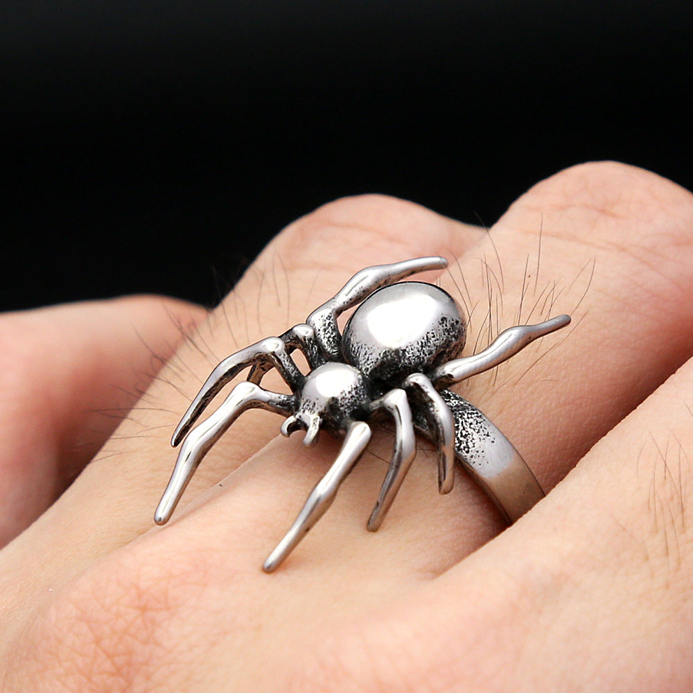 Spider Ring Halloween Stainless Steel Ring