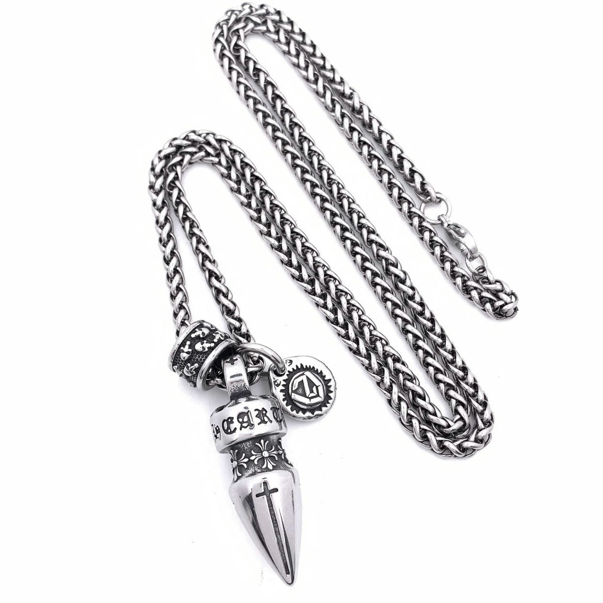 Noctforn Cross flower bullet sweater chain