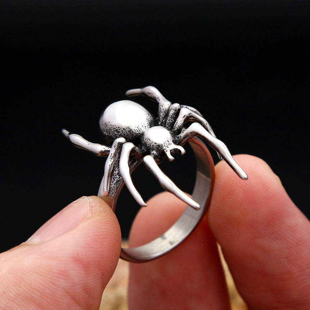 Spider Ring Halloween Stainless Steel Ring