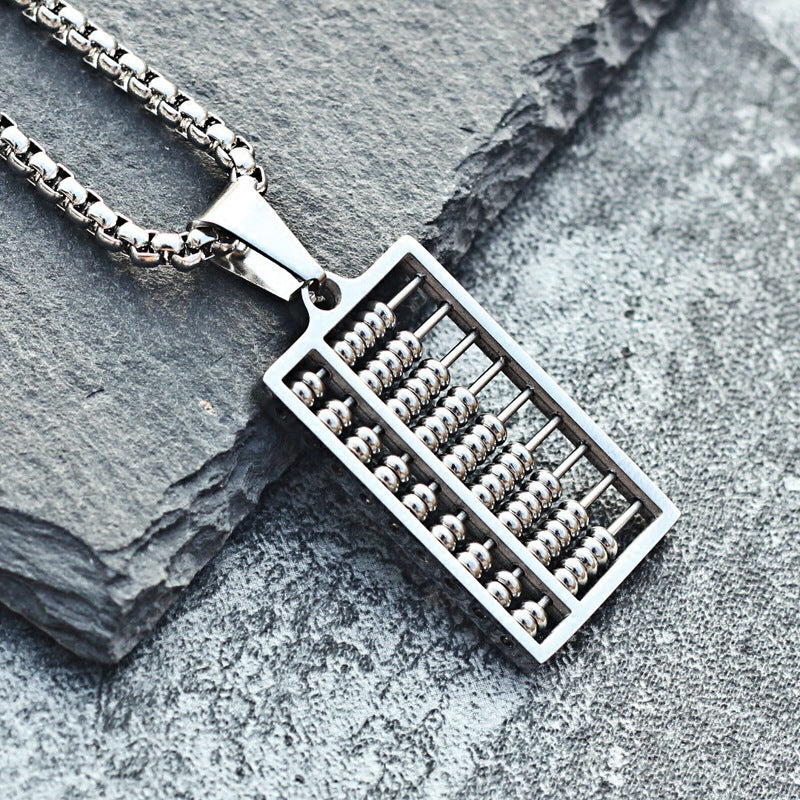 Adjustable titanium steel necklace