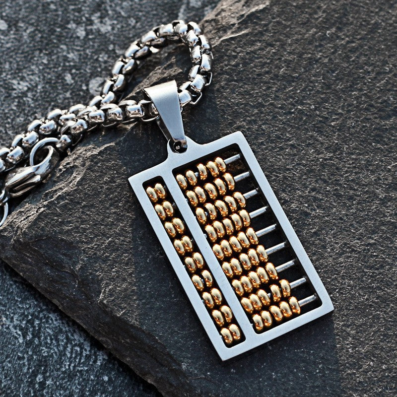 Adjustable titanium steel necklace