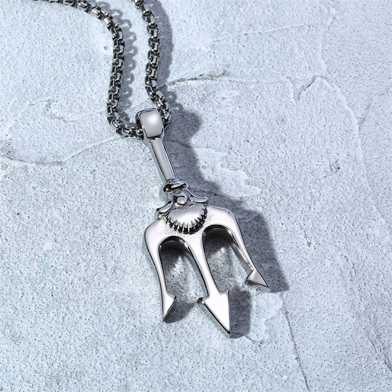 Noctforn Neptune's Trident Men's Necklace