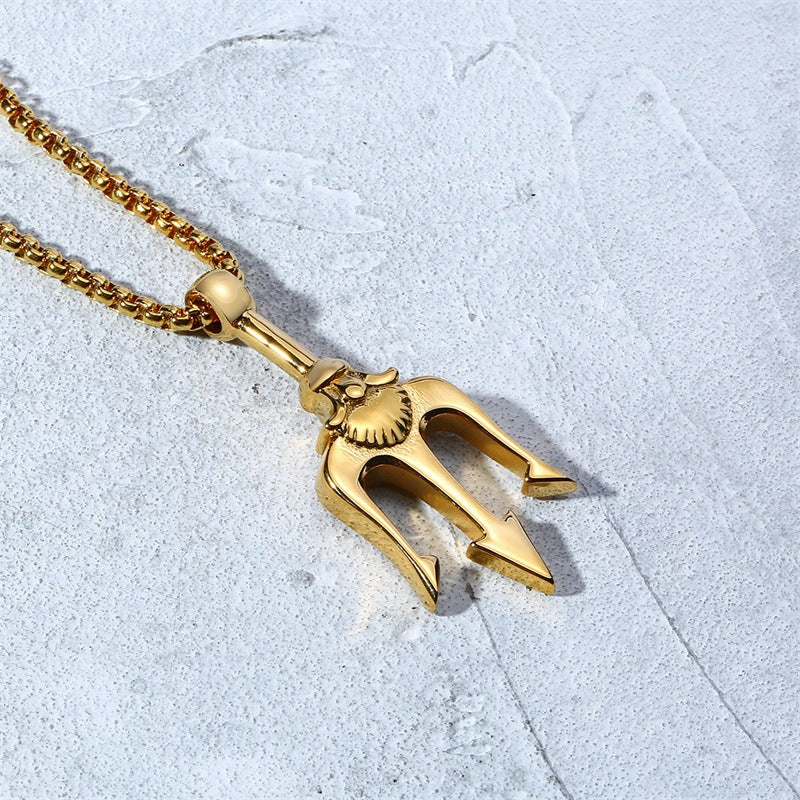 Noctforn Neptune's Trident Men's Necklace