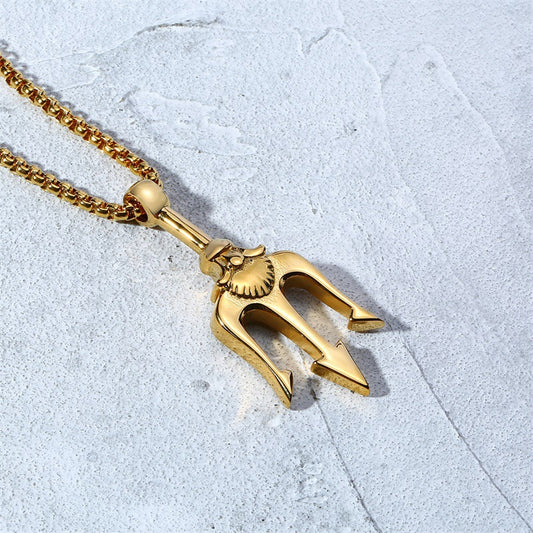 Noctforn Neptune's Trident Men's Necklace
