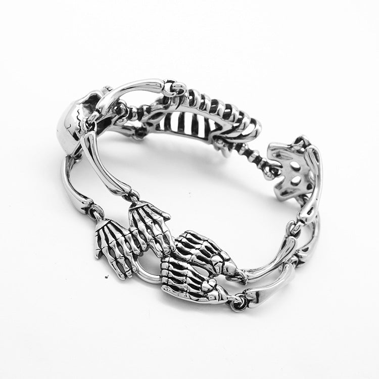 Noctforn Male skull bracelet