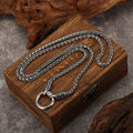 Dragon Chain Circle Viking Alloy Necklace