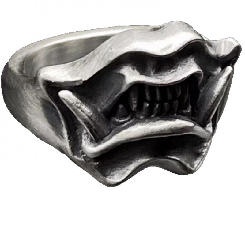 Black Fury Ring Hip Hop Fashion Open Ring Men's Style