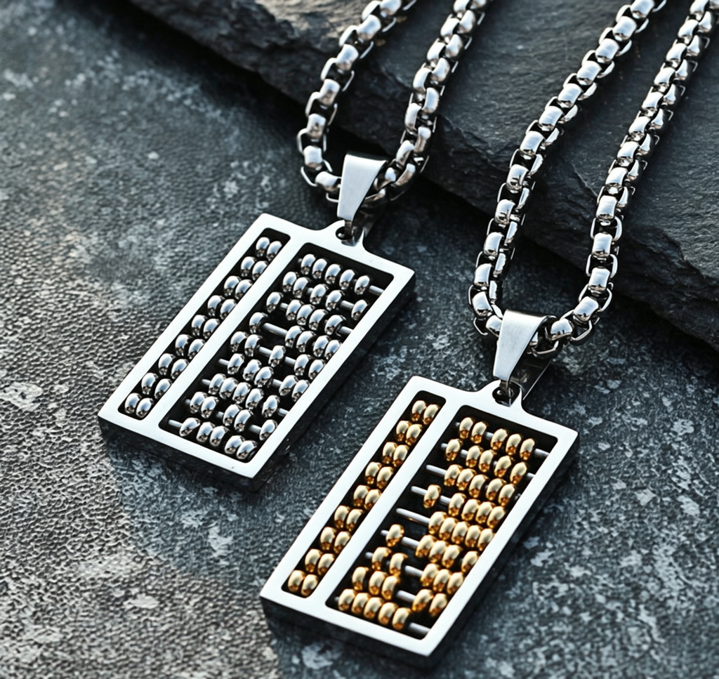 Adjustable titanium steel necklace